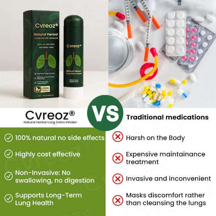 Cvreoz® Natural Herbal Lung Detox Inhaler 4 Cvreoz® Natural Herbal Lung Detox Inhaler