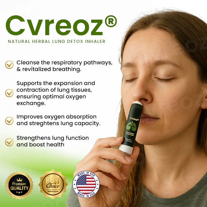 Cvreoz® Natural Herbal Lung Detox Inhaler 6 Cvreoz® Natural Herbal Lung Detox Inhaler