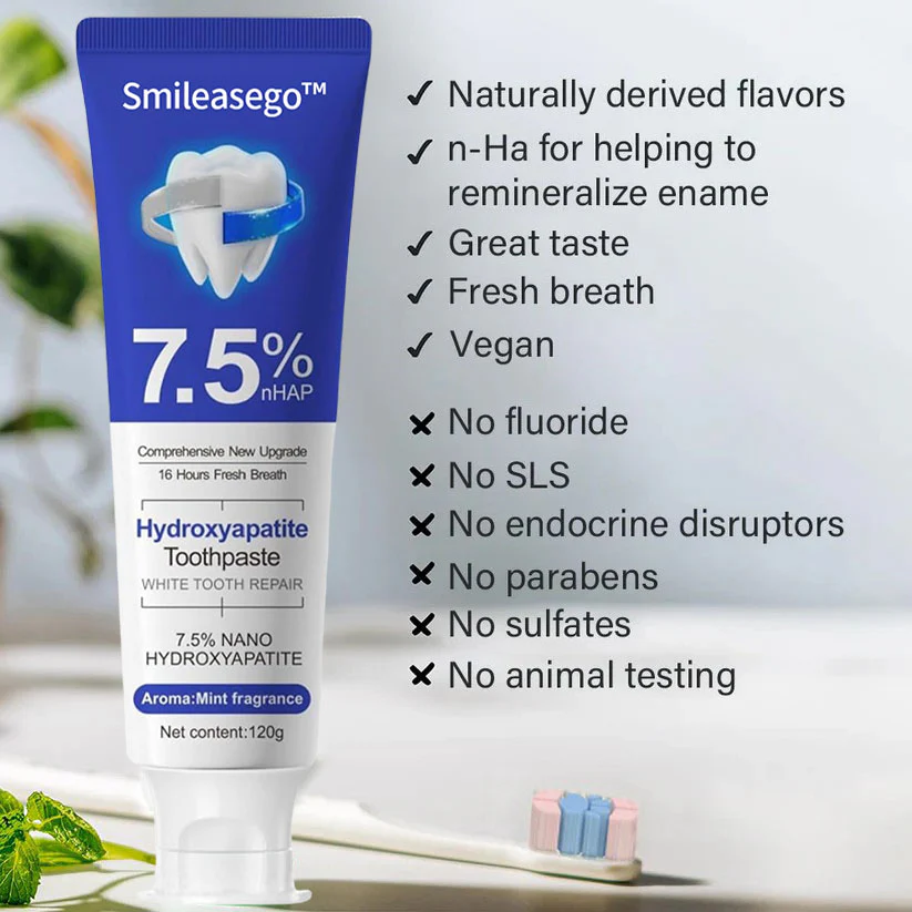 Smileasego™ Hydroxyapatite Toothpaste 3 Smileasego™ Hydroxyapatite Toothpaste