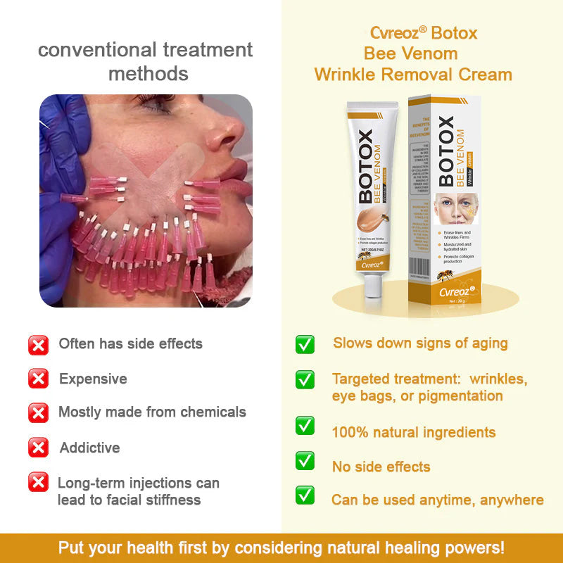 Cvreoz®Botox Bee Venom Wrinkle Removal Cream 8 Cvreoz®Botox Bee Venom Wrinkle Removal Cream