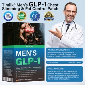 Timilk® Men’s GLP-1 Chest Slimming & Fat Control Patch