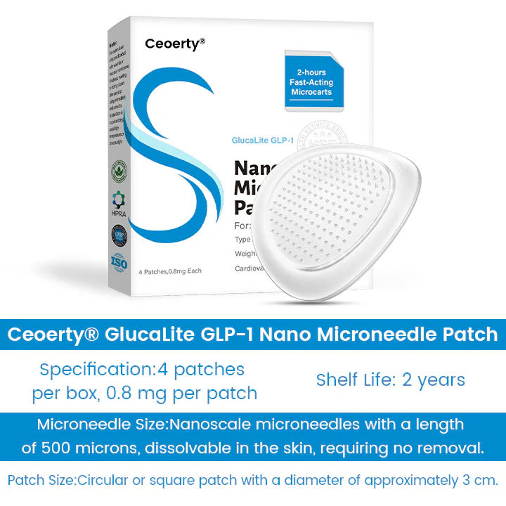 Ceoerty® GlucaLite GLP-1 Nano Microneedle Patch 7 Ceoerty® GlucaLite GLP-1 Nano Microneedle Patch