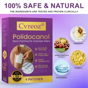 Cvreoz® Polidocanol Nano Patches for Varicose Veins