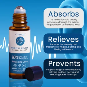 Cvreoz® Tinnitus Relief Herbal Roller
