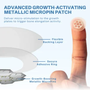 Oveallgo®️ HeightBoost MicroPin Growth & Stretch Patch