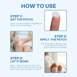 Oveallgo®️ HeightBoost MicroPin Growth & Stretch Patch