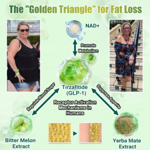 CrazyLeaf® TIRZAFITIDE GLP-1 Activating Drops Yerba Mate