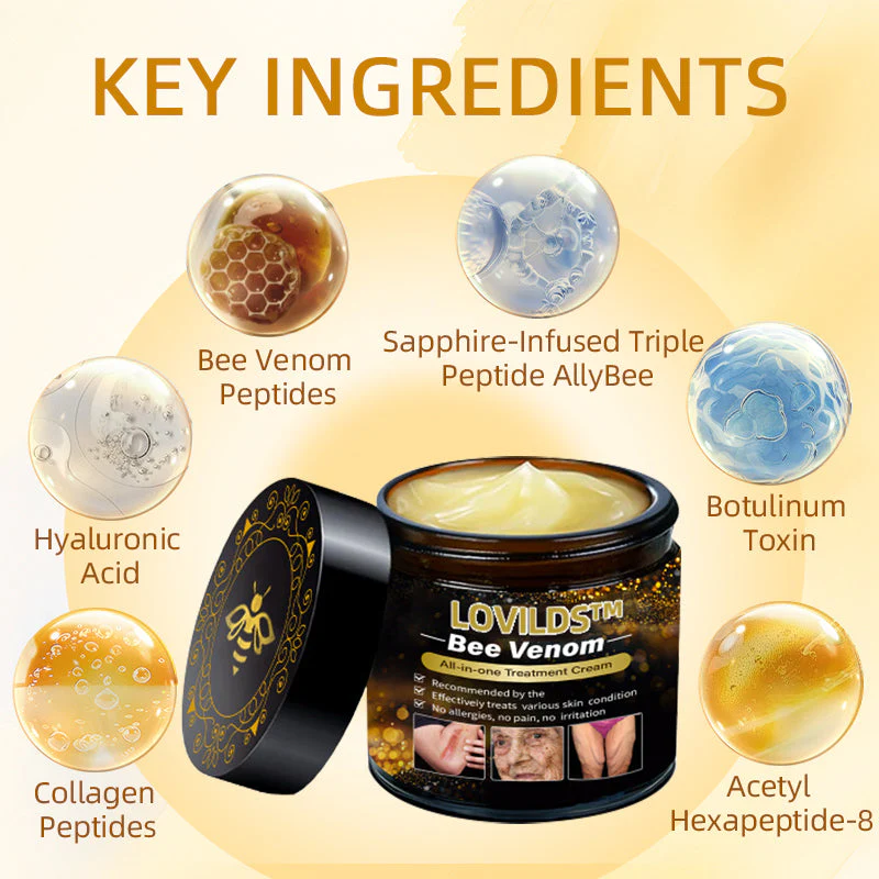 LOVILDS™ Bee Venom Cream — Trusted by Millions for Healthy, Glowing Skin 1 LOVILDS™ Bee Venom Cream — Trusted by Millions for Healthy, Glowing Skin