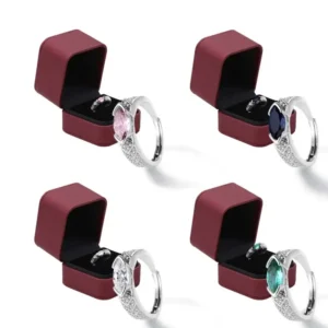 Histone Magnetic Moissanite Diamond Ring