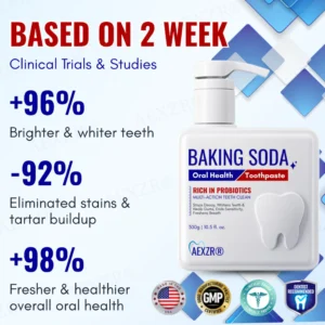 AEXZR® Baking Soda Oral Health Toothpaste