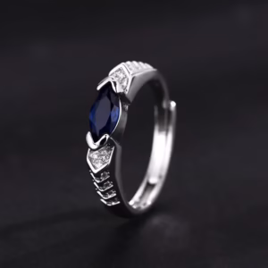 Histone Magnetic Moissanite Diamond Ring