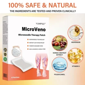 YUNPSO™ MicroVeno Microneedle Therapy Patch