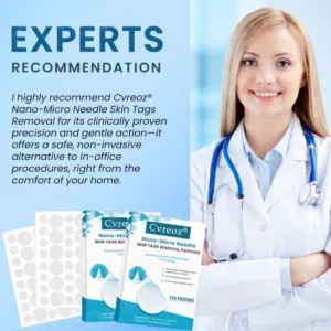 Cvreoz® Nano-Micro Needle Skin Tags Removal Patches