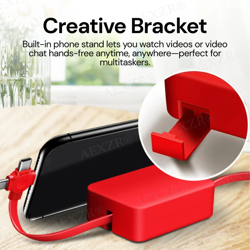 AEXZR® 3-in-1 Charging Cable Roll 4 AEXZR® 3-in-1 Charging Cable Roll