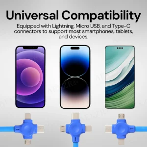 AEXZR® 3-in-1 Charging Cable Roll 12 AEXZR® 3-in-1 Charging Cable Roll