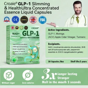Croaie® GLP-1 Slimming & Health Ultra Concentrated Essence Liquid Beads