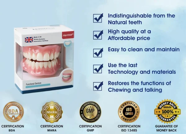 Hermsa® Multi-Functional Shaping Silicone Denture Set