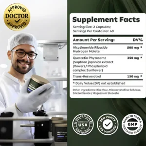 NAD+ Advanced: Nicotinamide Riboside + Resveratrol™