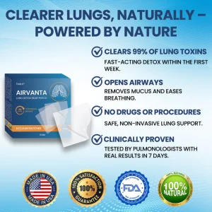 Timilk® AirVanta Lung Detox Relief Patch