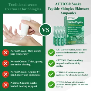 ATTDX® Snake Peptide Shingles Skincare Ampoules