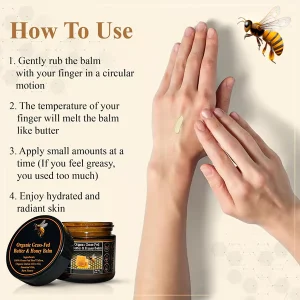 JORONDY Organic Grass-Fed Butter & Honey Balm