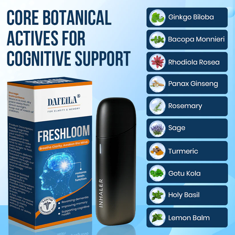 DAFEILA® FreshLoom Cognitive Regeneration Inhaler 1 DAFEILA® FreshLoom Cognitive Regeneration Inhaler