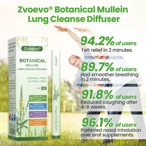 Zvoevo® Botanical Mullein Lung Cleanse Diffuser