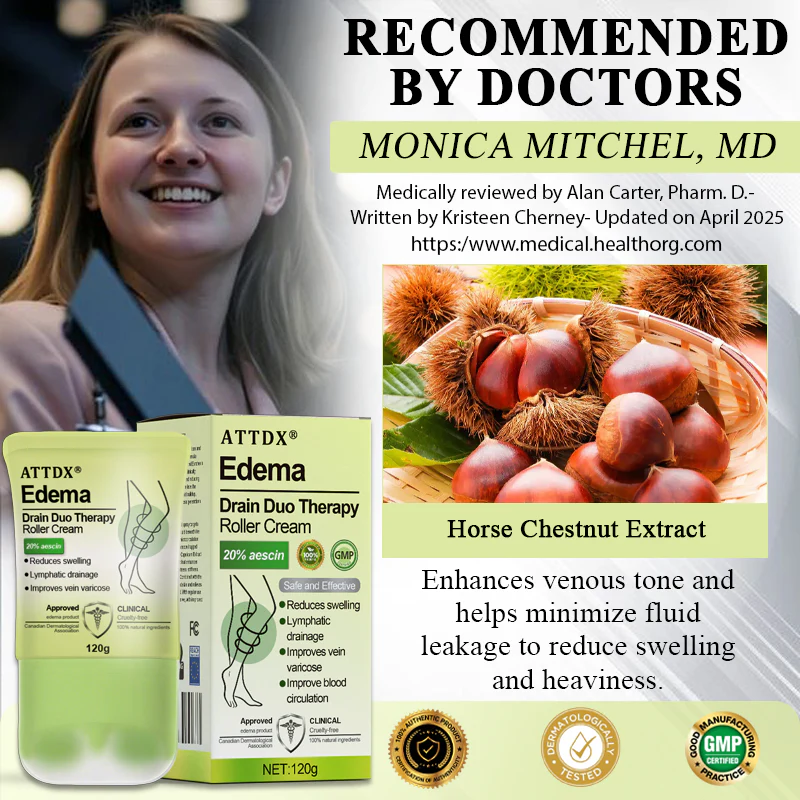 ATTDX® Edema Drain Duo Therapy Roller Cream 4 ATTDX® Edema Drain Duo Therapy Roller Cream