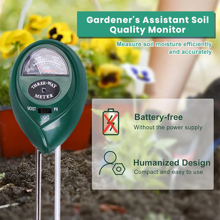 LIMETOW™ Gardener's Assistant Soil Quality Monitor 8 LIMETOW™ Gardener's Assistant Soil Quality Monitor