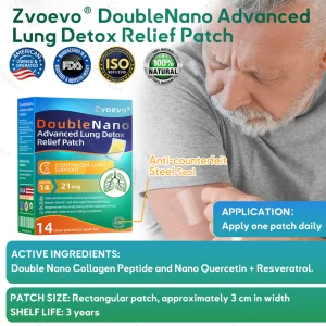 Zvoevo® DoubleNano Advanced Lung Detox Relief Patch