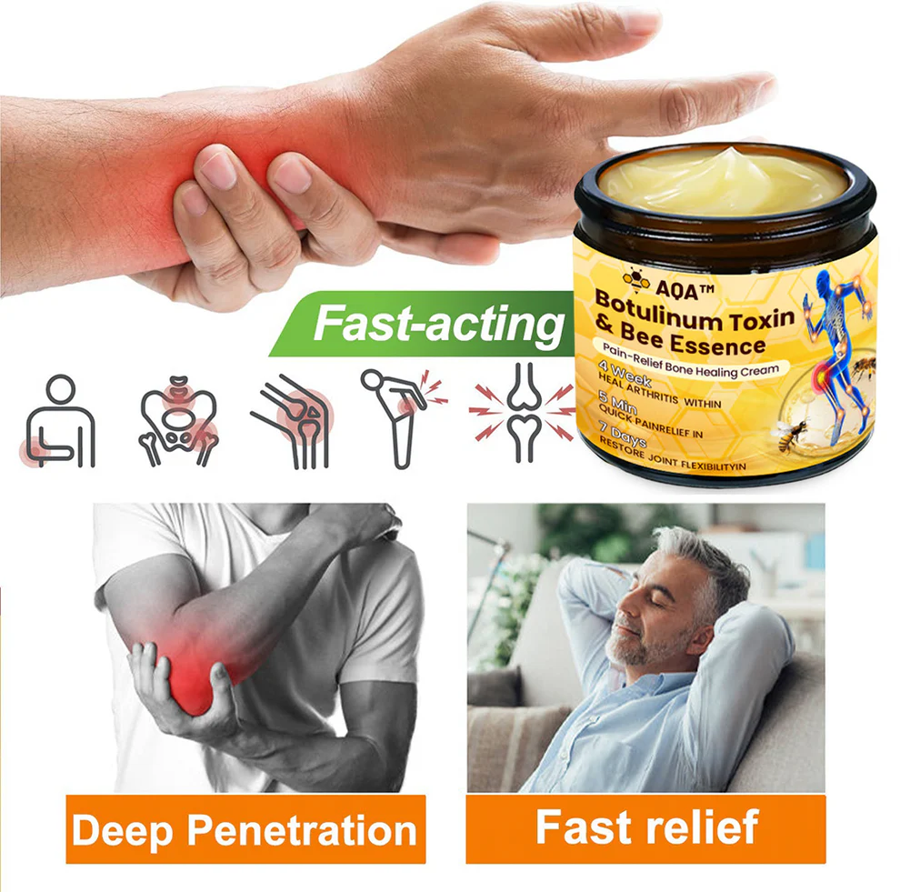AQA™ Botulinum & Bee Essence Pain Relief Bone Healing Cream 12 AQA™ Botulinum & Bee Essence Pain Relief Bone Healing Cream