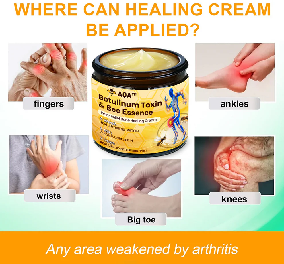 AQA™ Botulinum & Bee Essence Pain Relief Bone Healing Cream 5 AQA™ Botulinum & Bee Essence Pain Relief Bone Healing Cream