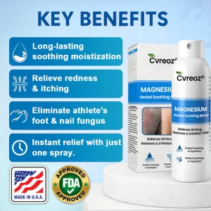 Cvreoz® Magnesium Herbal Psoriasis Spray