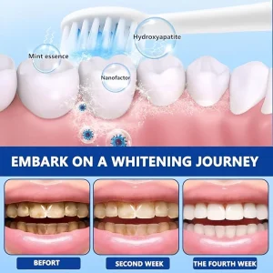 Alisanda Hydroxyapatite Toothpaste 7.5% for Enamel Repair & Teeth Whitening Refreshing Flavor Fluorid