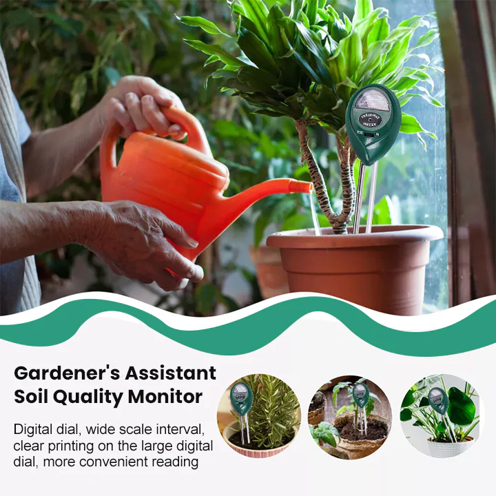 LIMETOW™ Gardener's Assistant Soil Quality Monitor 10 LIMETOW™ Gardener's Assistant Soil Quality Monitor