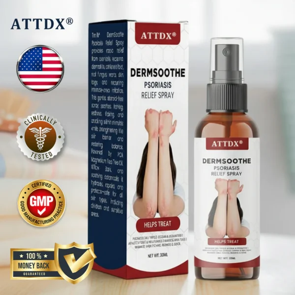 ATTDX® DermSoothe Psoriasis Relief Spray 1 ATTDX® DermSoothe Psoriasis Relief Spray