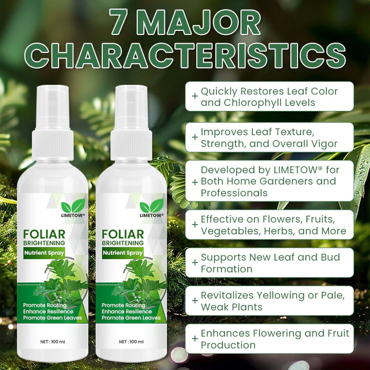 LIMETOW® Foliar Brightening Nutrient Spray 11 LIMETOW® Foliar Brightening Nutrient Spray